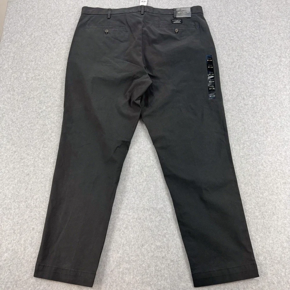 Banana Republic Mason Stretch Chino Pants Mens 38x29 Gray Slim Office NEW $65